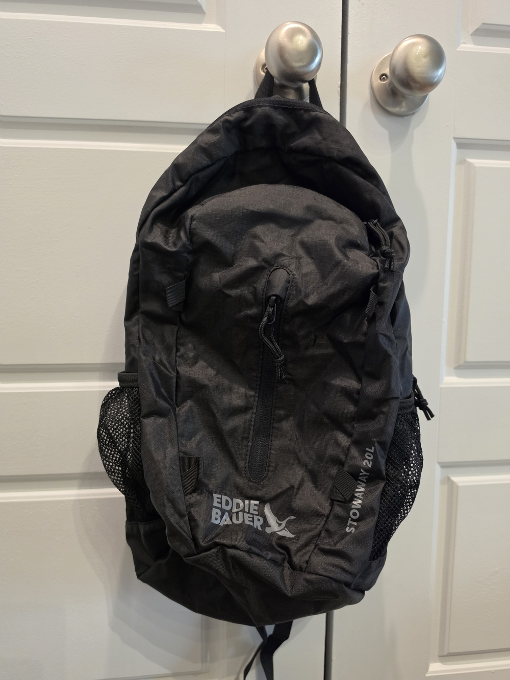 Eddie Bauer Black Stowaway Daypack Backpack